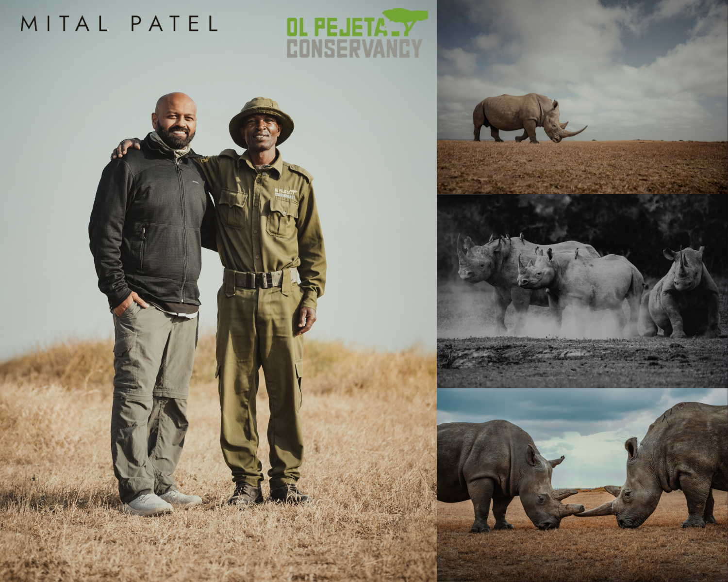Liora, the black rhino calf named at last year’s gala, at Ol Pejeta Conservancy