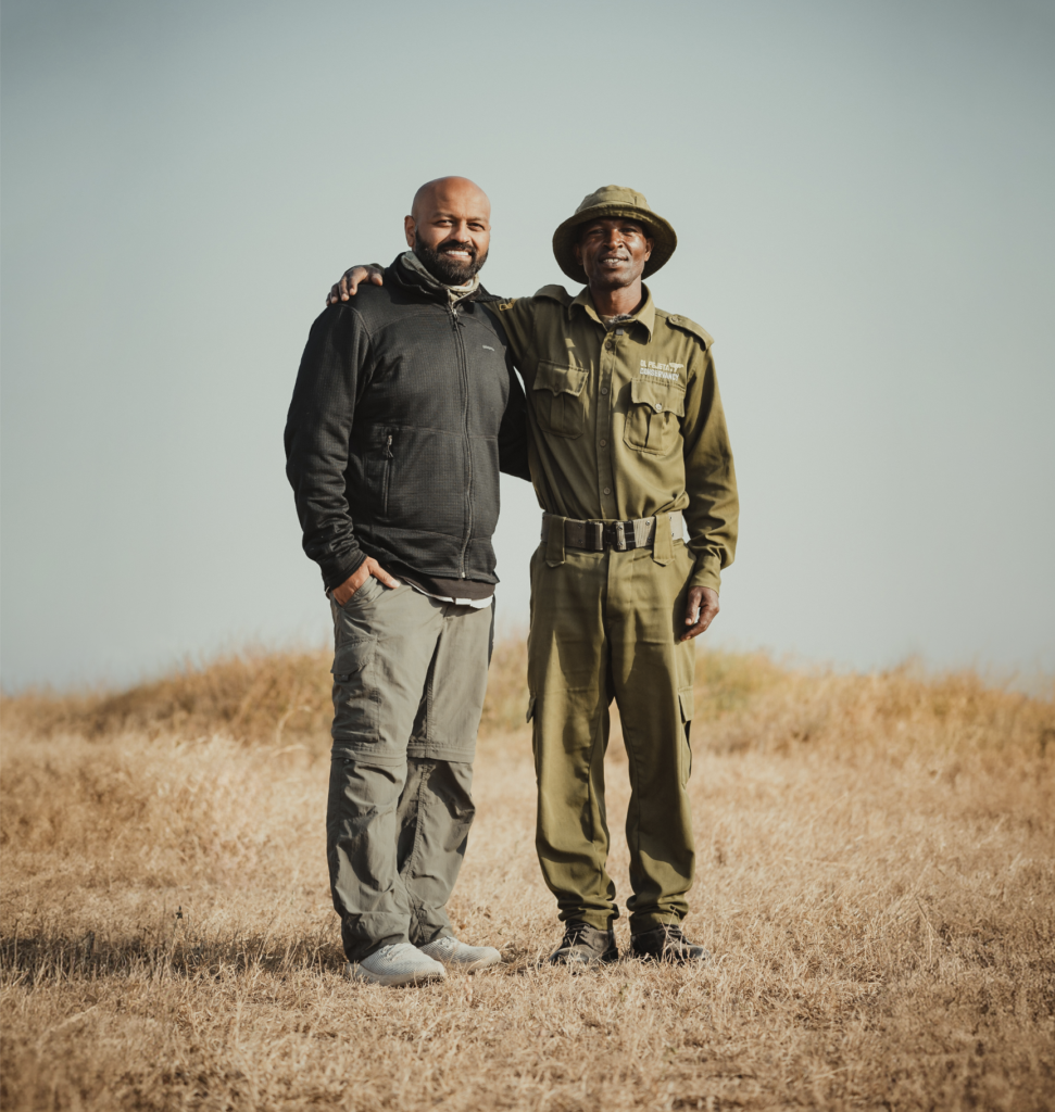 Mital Patel at Ol Pejeta Conservancy, Kenya
